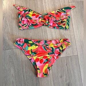 Kulani Kinis Bikini SET  in Pink Floral SET M